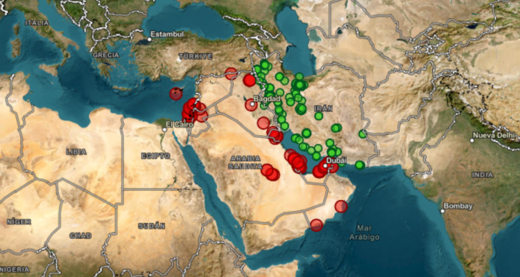 MAPA | Así han evolucionado los bombardeos en plena guerra de EEUU e Israel vs Irán