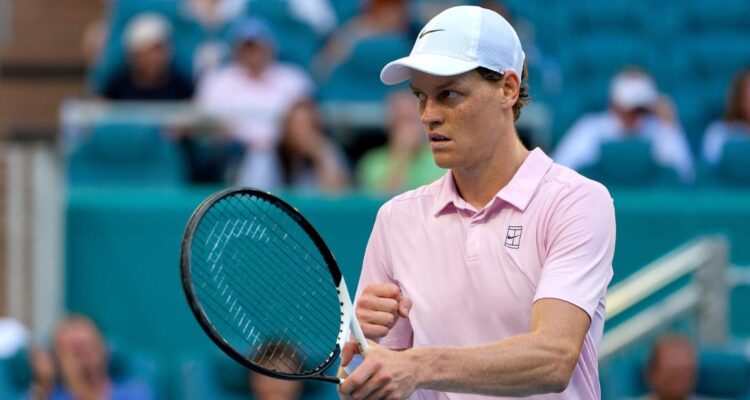 Jannik Sinner sigue intratable en el Masters de Miami.