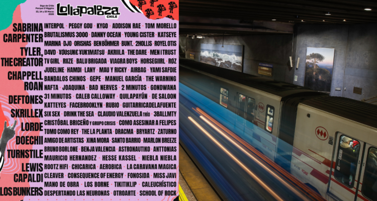 Estos son los horarios de Metro para jornadas de Lollapalooza 2026 y concierto de AC/DC