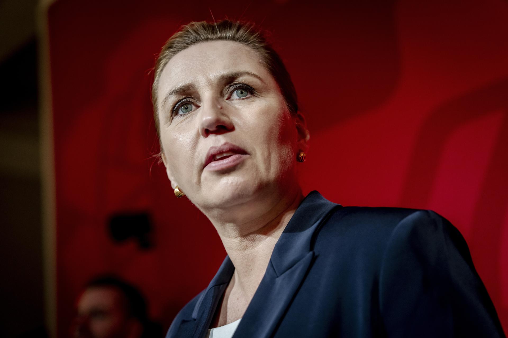 La primera ministra socialdemócrata danesa, Mette Frederiksen