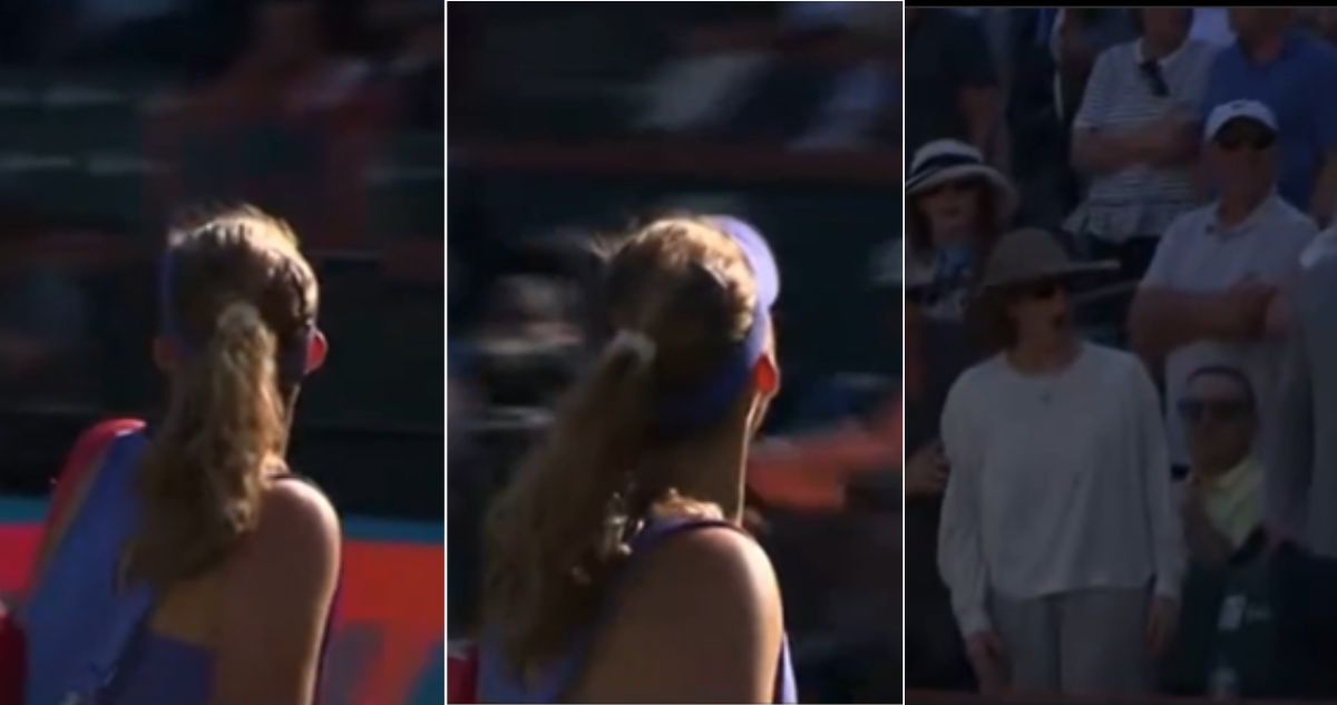 Tenista Mirra Andeeva insulta al público en Indian Wells
