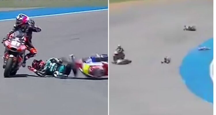 Moto2 David Aonso accidente