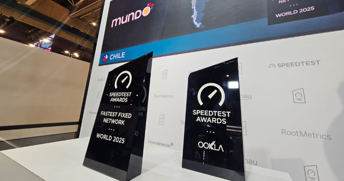 La empresa chilena Mundo es reconocida por Ookla por tener el internet más rápido del Mundo