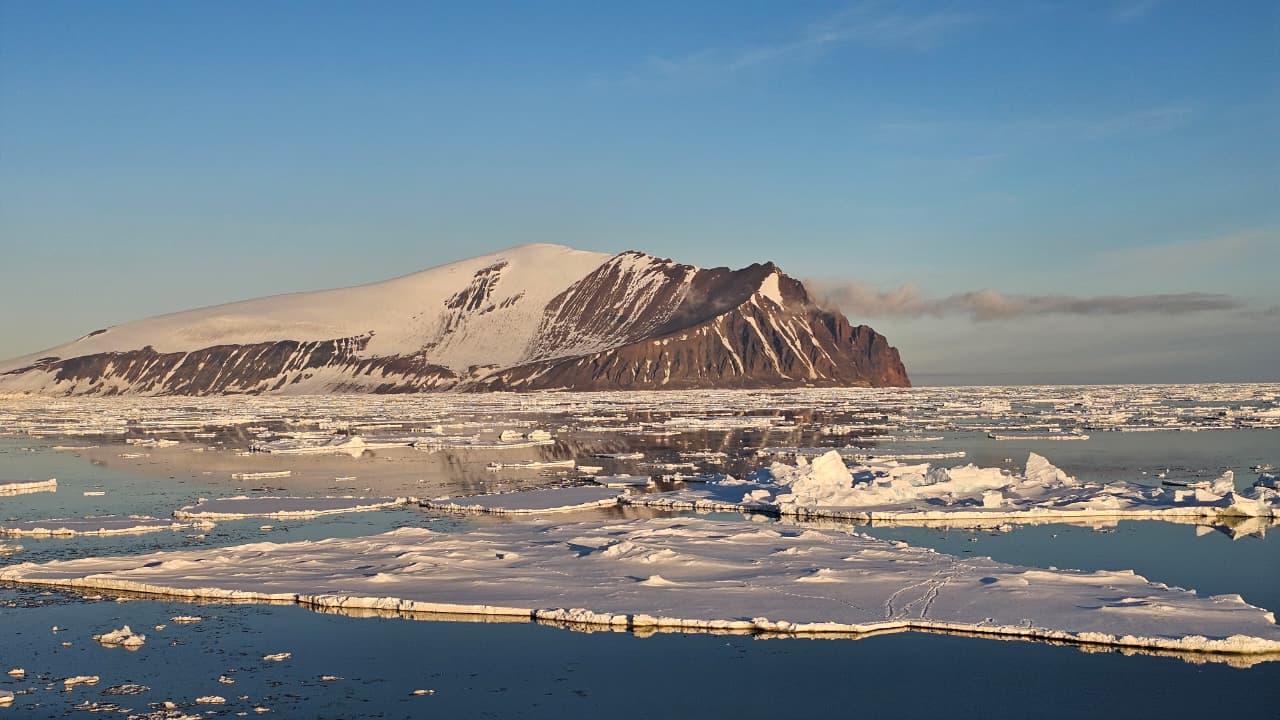 Atardecer antártico
