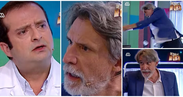 Pancho Melo recreó la escena destructiva de “Isla Paraíso” con Toto Acuña en “Detrás del Muro”