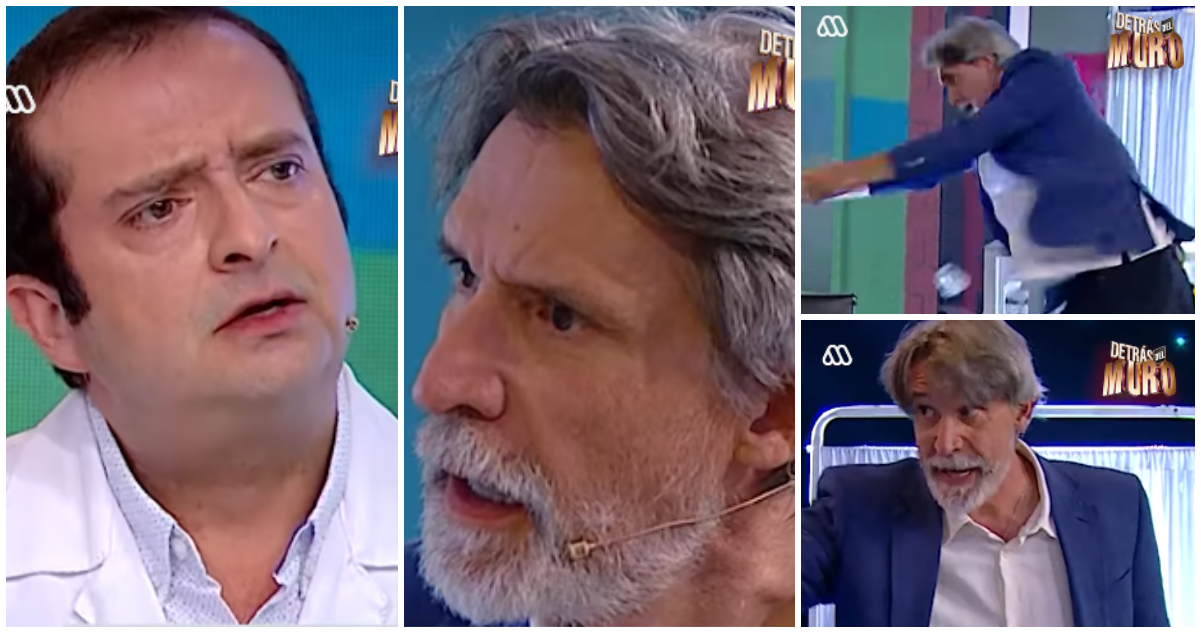 Pancho Melo recreó la escena destructiva de “Isla Paraíso” con Toto Acuña en “Detrás del Muro”