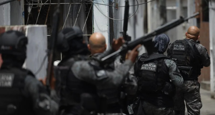 Integrantes de la Policía de Río de Janeiro