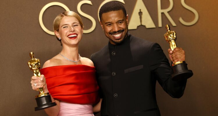 Jessie Buckley y Michael B. Jordan, ganadores como Mejor Actriz y Mejor Actor, respectivamente