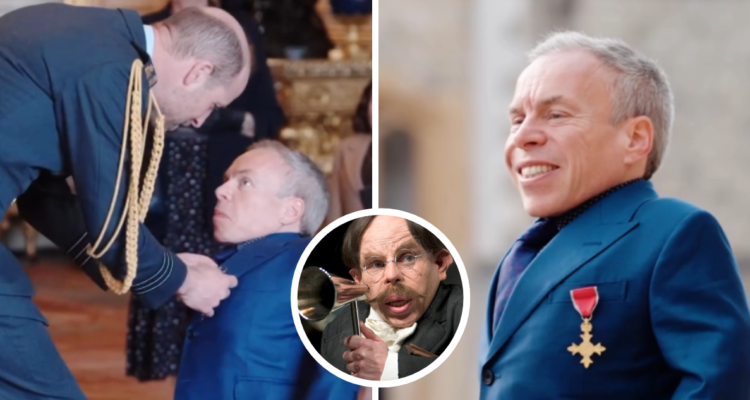 Príncipe William condecora a actor de ‘Harry Potter’ con la Orden del Imperio Británico