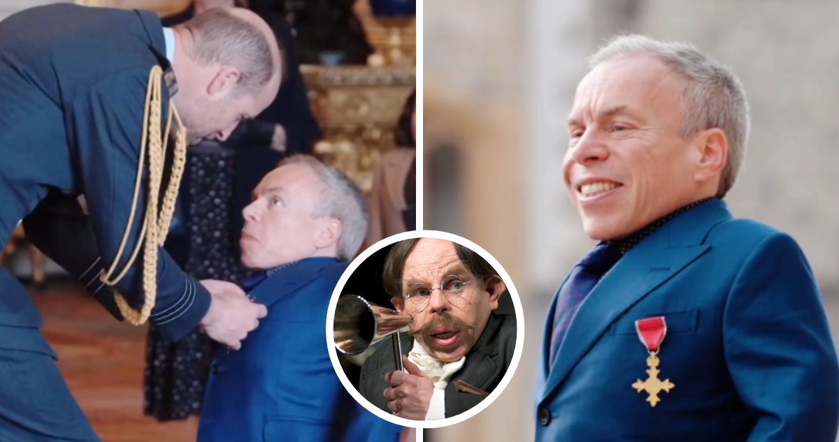 Príncipe William condecora a actor de ‘Harry Potter’ con la Orden del Imperio Británico