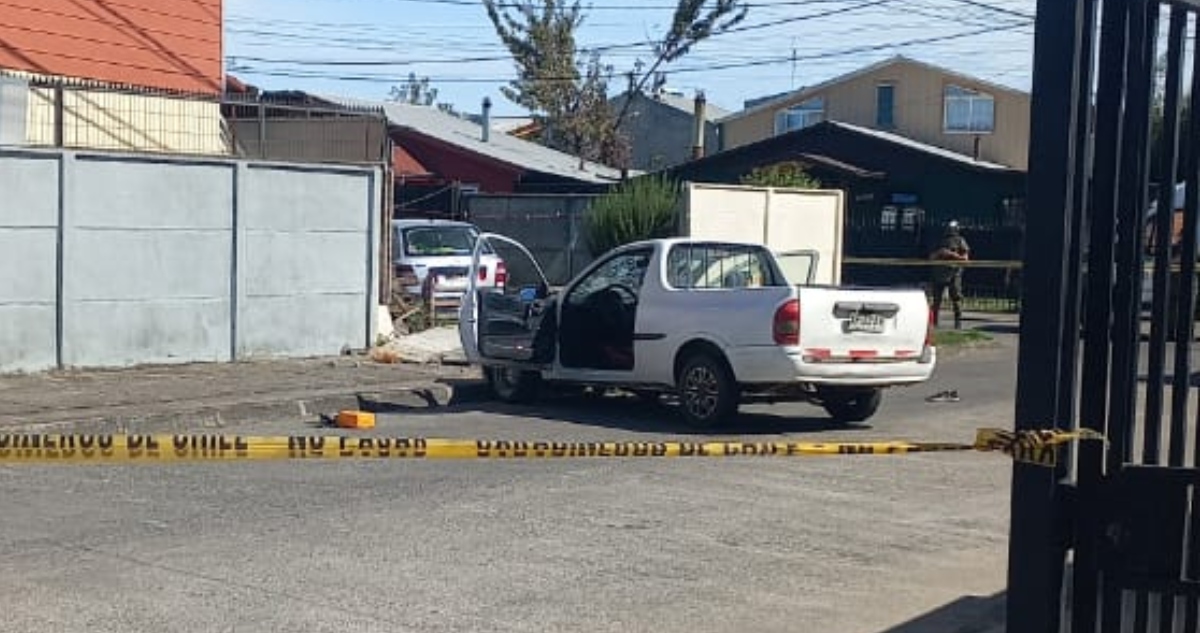 Procedimiento en Temuco por disparos en plena calle