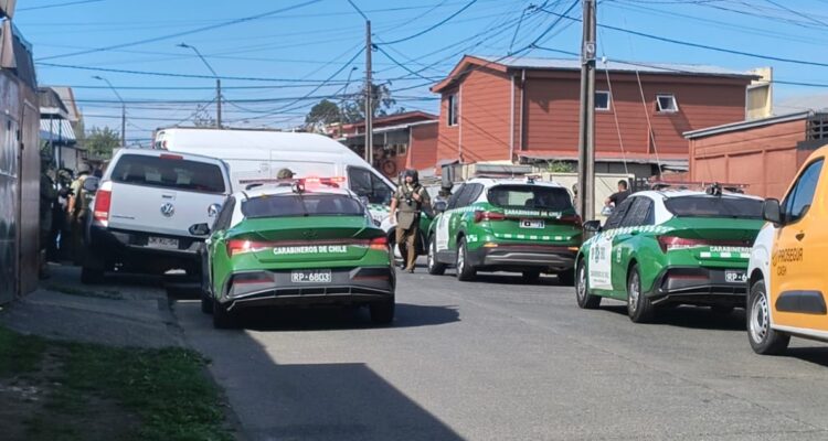 Procedimiento en Temuco por hombre baleado