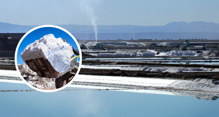 Extracción de litio en el Salar de Atacama