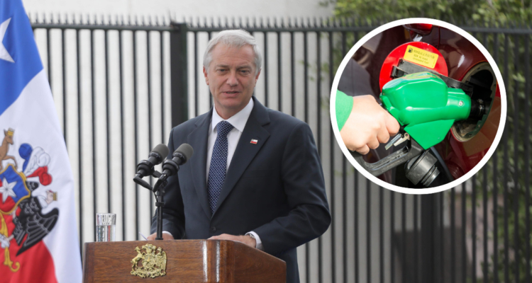 José Antonio Kast y foto de contexto de carga de combustible