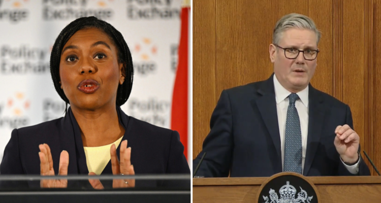 Líder de la oposición desafía a Starmer y asegura que Reino Unido "debe atacar a Irán"