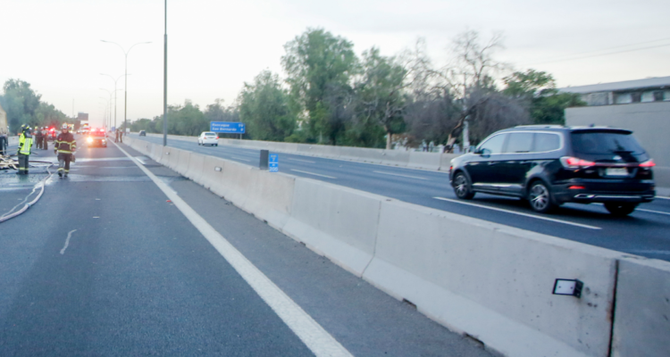 Reportan accidentes de tránsito en Autopista del Itata en medio de intensas lluvias en Ñuble y Bío Bío