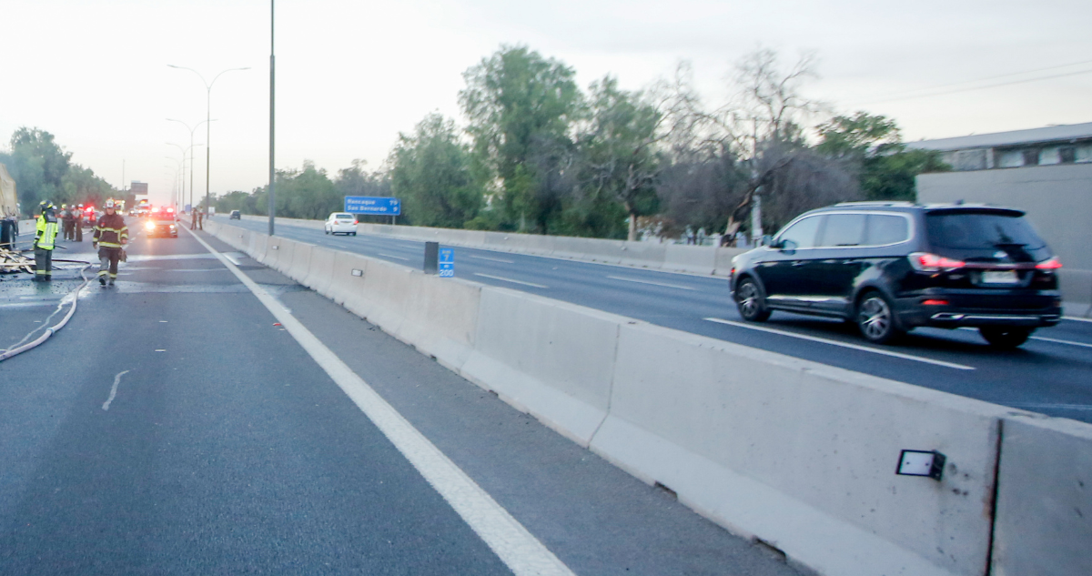 Reportan accidentes de tránsito en Autopista del Itata en medio de intensas lluvias en Ñuble y Bío Bío