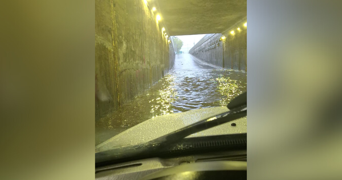 Reportan anegamientos en diversas calles y sectores del Gran Concepción por intensas lluvias.