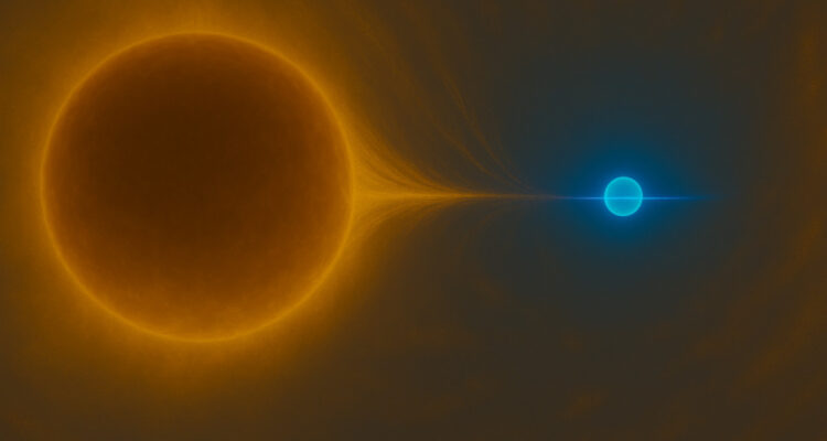 Representación artística de estrella