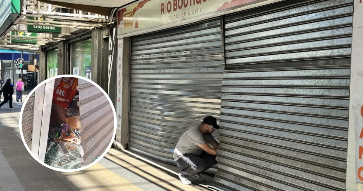 Robo con alunizaje afecta a local de vestuario outdoor en centro de Temuco: $20 millones en pérdidas