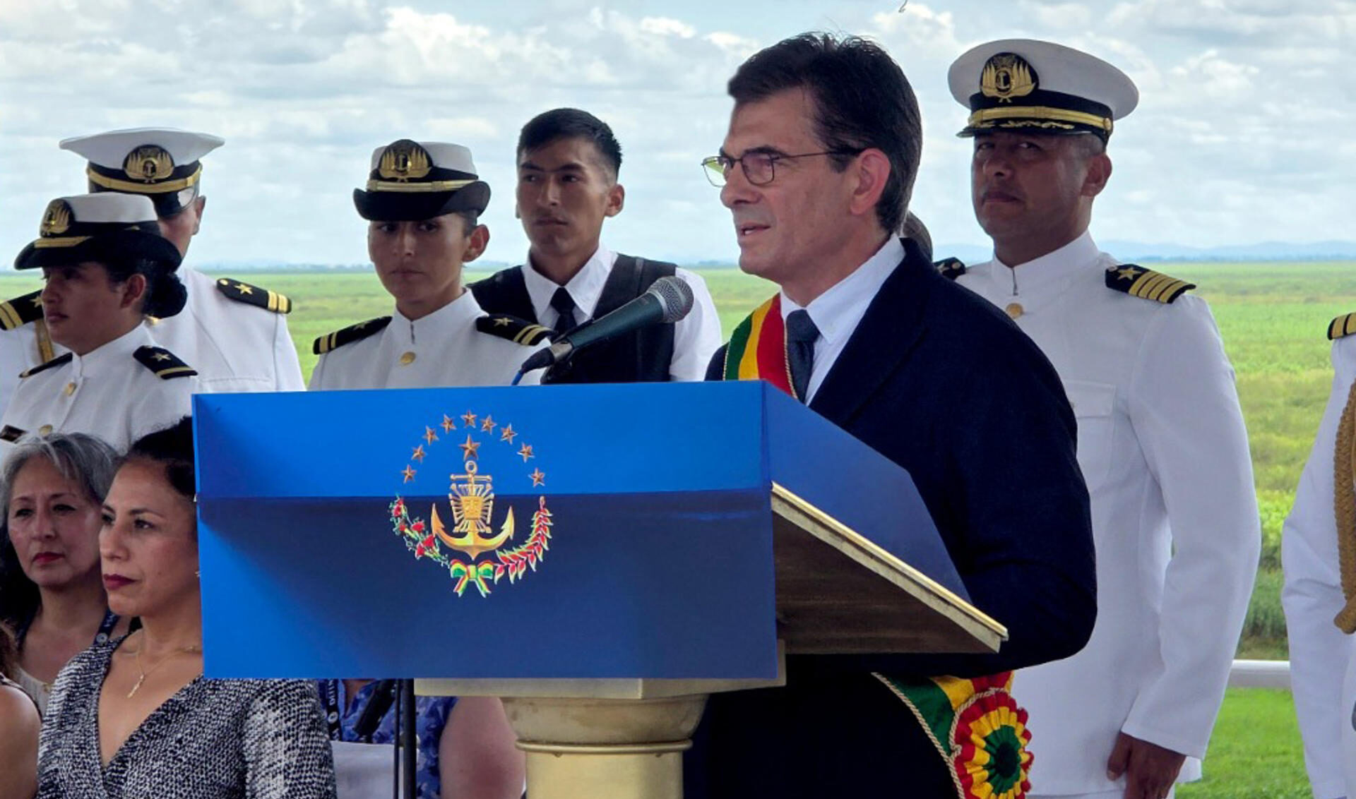 El presidente de Bolivia, Rodrigo Paz
