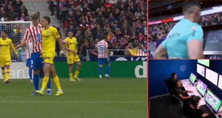 La roja a Abqar por pellizcar entrevierna de Sorloth en La Liga