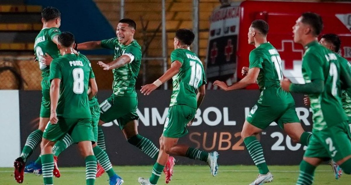 Santiago Wanderers festeja gol en Copa Libertadores Sub 20