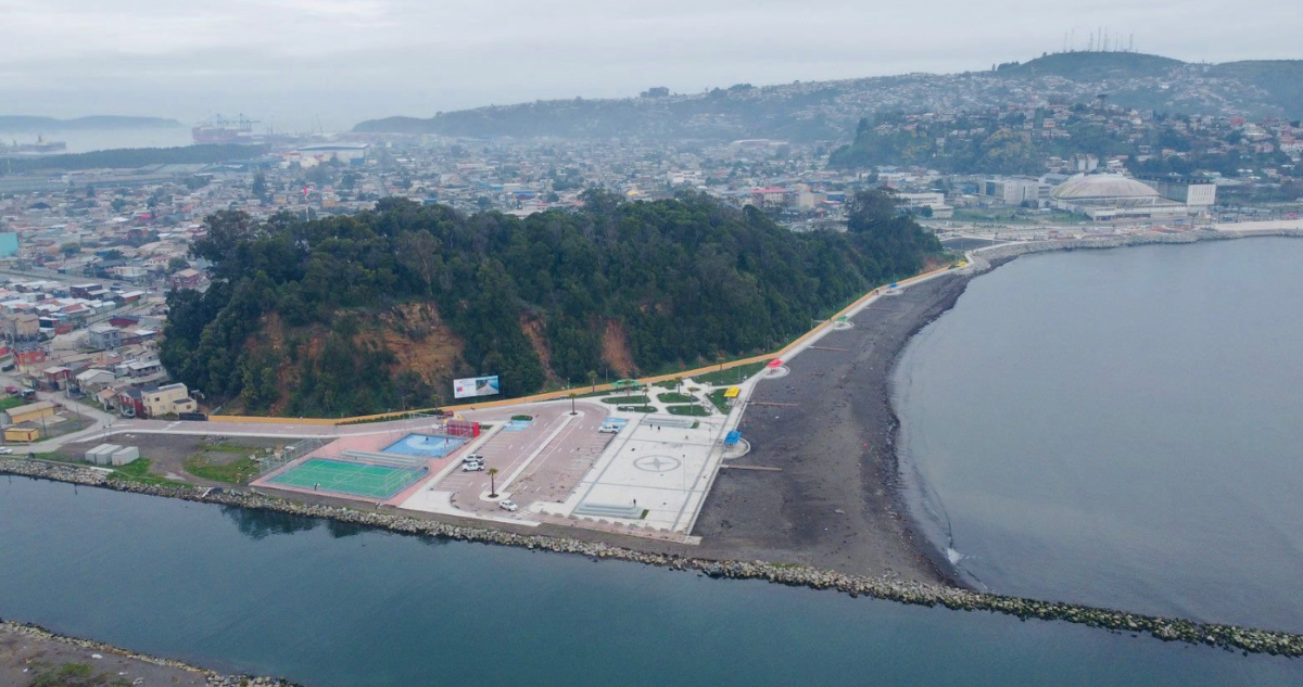 Parten estudios para extender el borde costero en el sector El Morro de Talcahuano