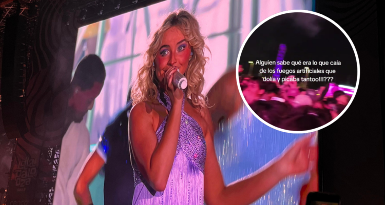 Sabrina Carpenter en concierto y en miniatura reclamo de asistentes a Lollapalooza Chile 2026