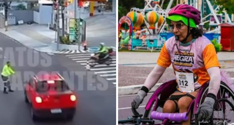 Atleta en silla de ruedas atropellada por conductor ebrio en corrida por Día de la Mujer en Brasil