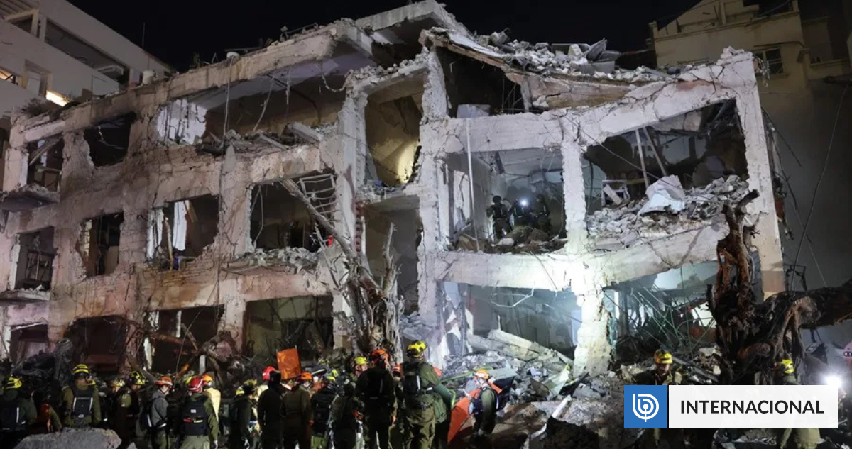 Israel confirma al menos dos muertos en Tel Aviv tras intenso bombardeo de Irán