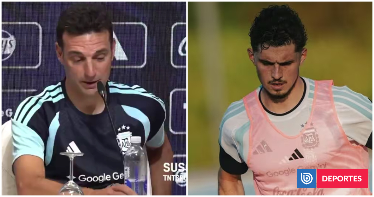 DT de Argentina lloró por jugador que se perderá Mundial y cortó conferencia: 