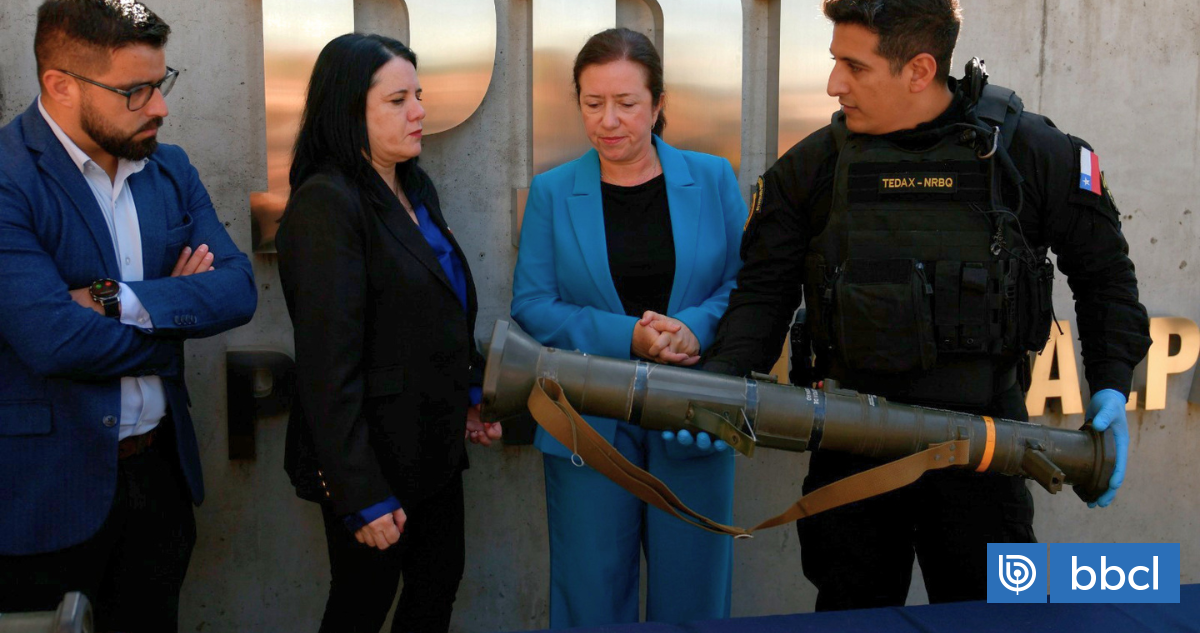 Destruyen vehículos blindados y fortificaciones: cómo son los lanzacohetes incautados por la PDI