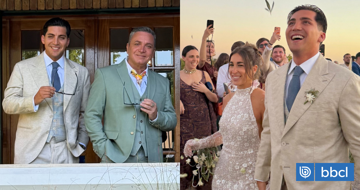 Luis Jara comparte emotivas postales del matrimonio de su hijo: "Fue un regalo inolvidable"