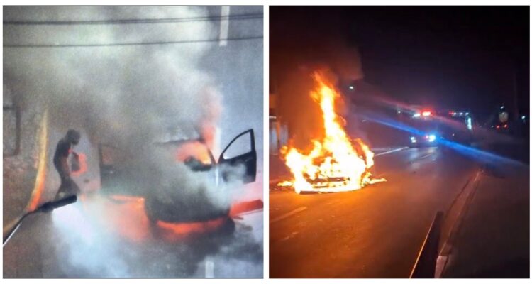 Detienen a sujeto por quemar vehículo con encargo por robo en Quilicura en Día del Joven Combatiente