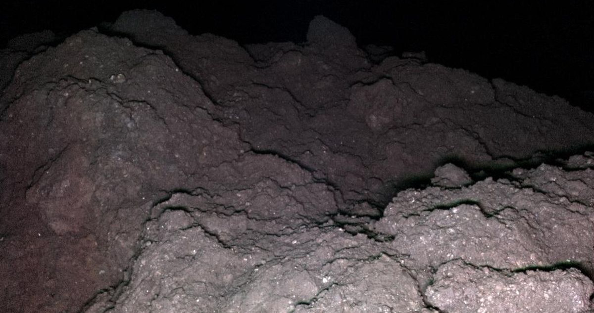 Imagen de la superficie del asteroide Ryugu