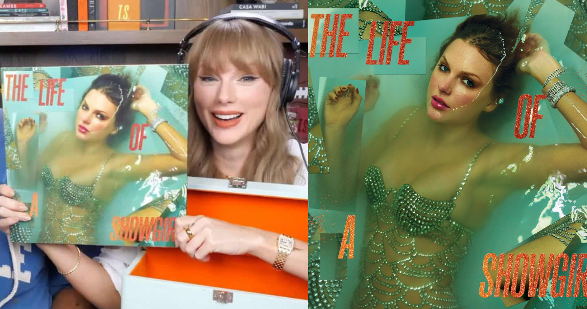 Foto de Taylor Swift con su álbum del que acusan plagio