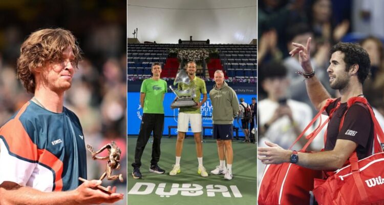 Rublev, Medvedev y Khachanov escapan de Dubai