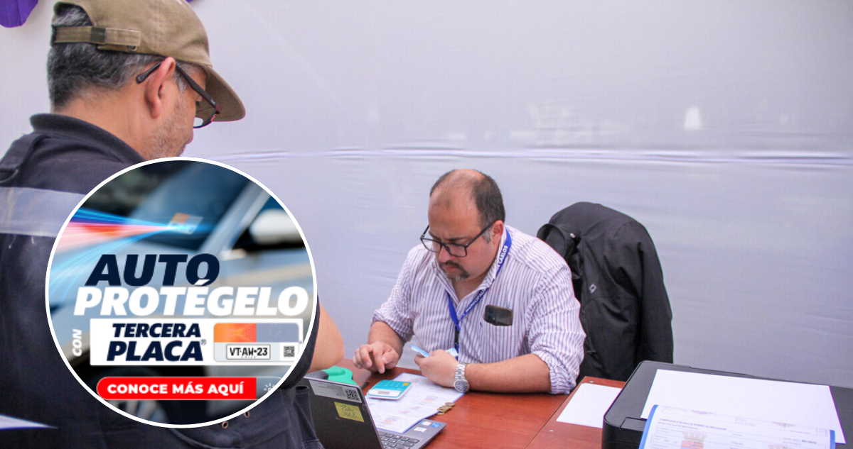 tercera placa patente