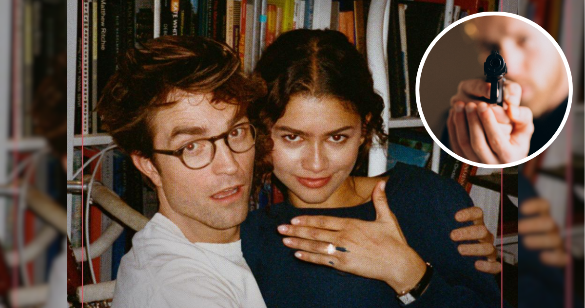 Zendaya y Robert Pattinson en la película The Drama