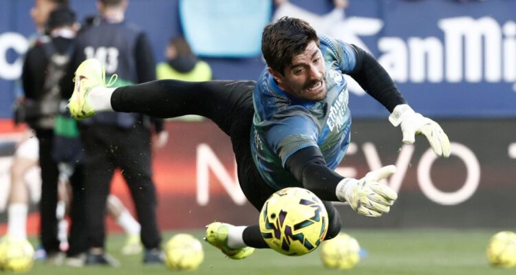 Sufre el Real Madrid: Thibaut Courtois se desgarra y se pierde cuartos de Champions ante Bayern Múnich