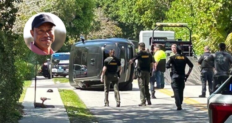 Tiger Woods fue arrestado tras volcar su auto en Florida: presentaba signos de haber consumido alcohol