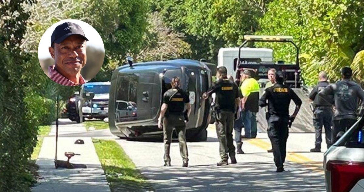 Tiger Woods fue arrestado tras volcar su auto en Florida: presentaba signos de haber consumido alcohol