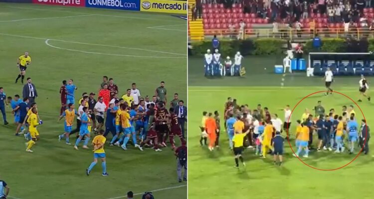 Planteles de Deportes Tolima y O’Higgins se pelean en cancha por Copa Libertadores