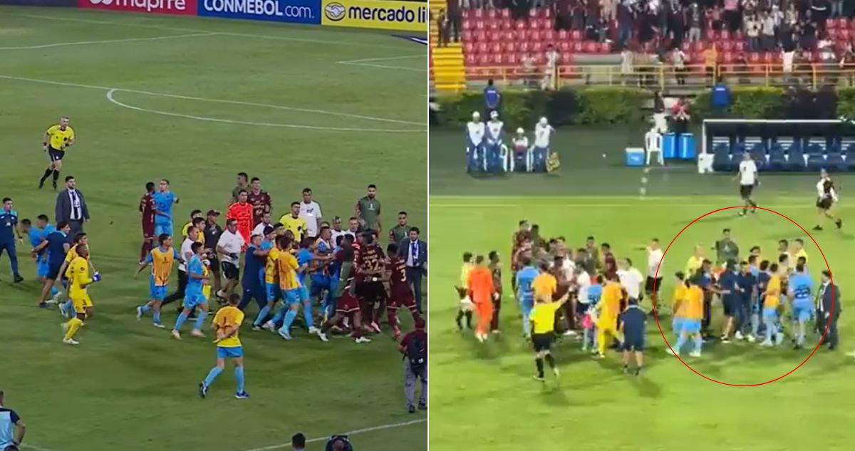 Planteles de Deportes Tolima y O’Higgins se pelean en cancha por Copa Libertadores