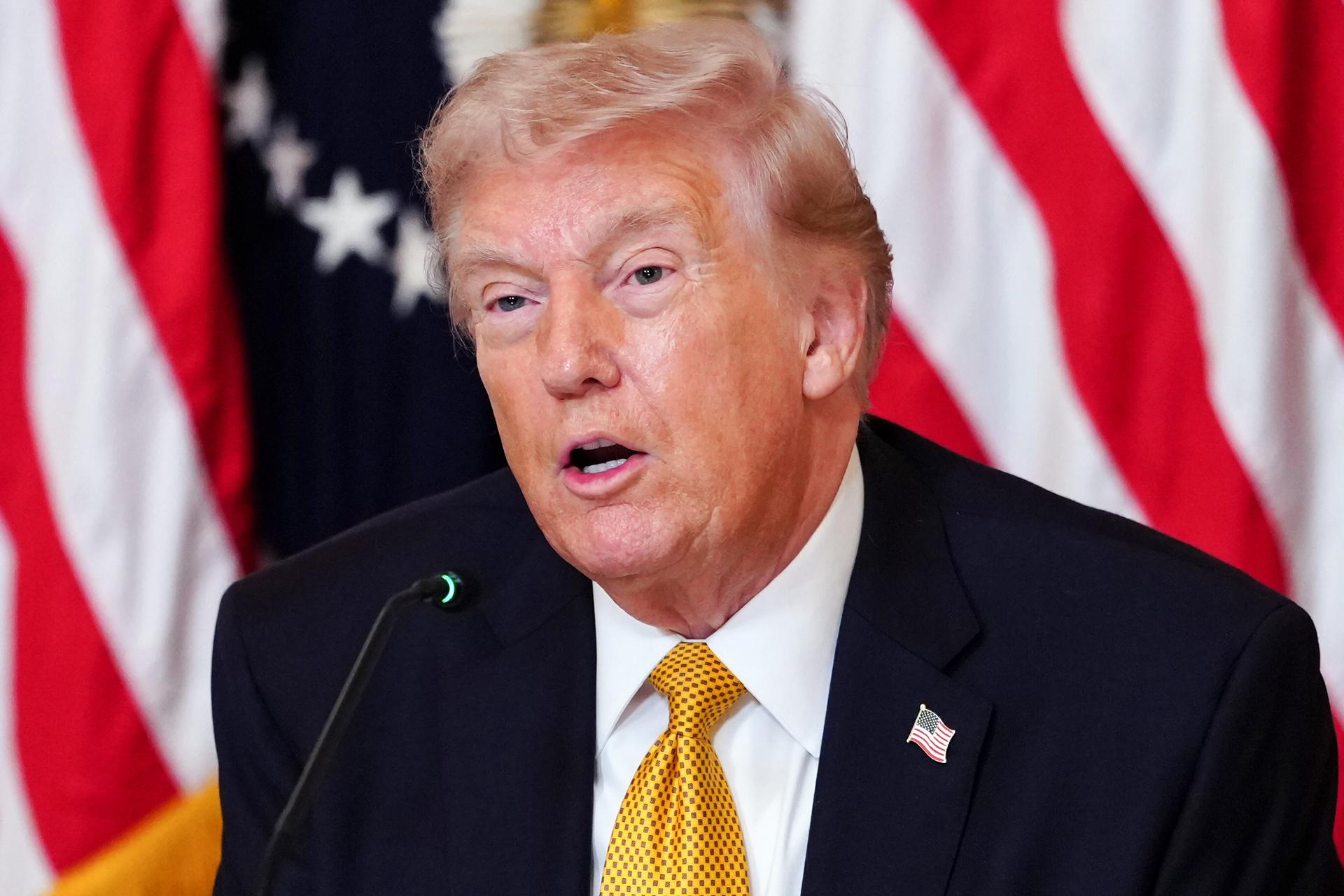 El presidente de EEUU, Donald Trump