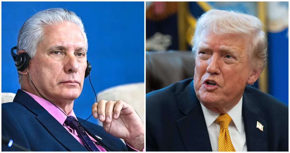 Miguel Díaz-Canel y Donald Trump, presidentes de Cuba y EEUU, respectivamente