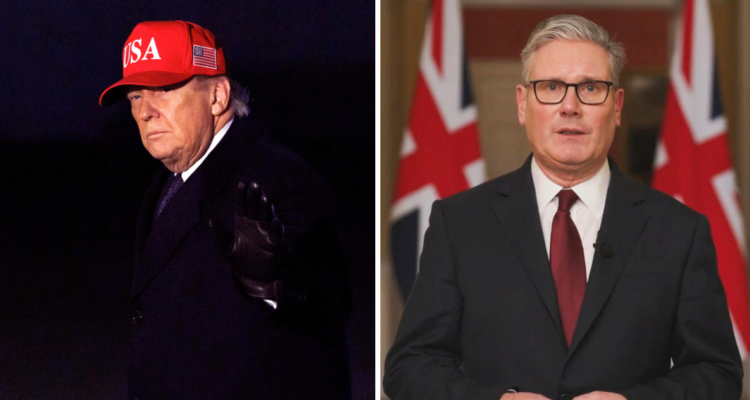 Donald Trump y Starmer