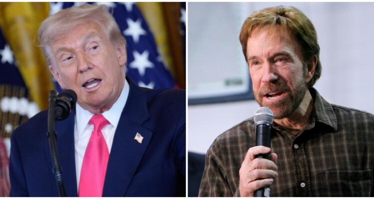 Trump lamenta muerte de Chuck Norris: “Un gran seguidor mío… No quisieras pelear con él”