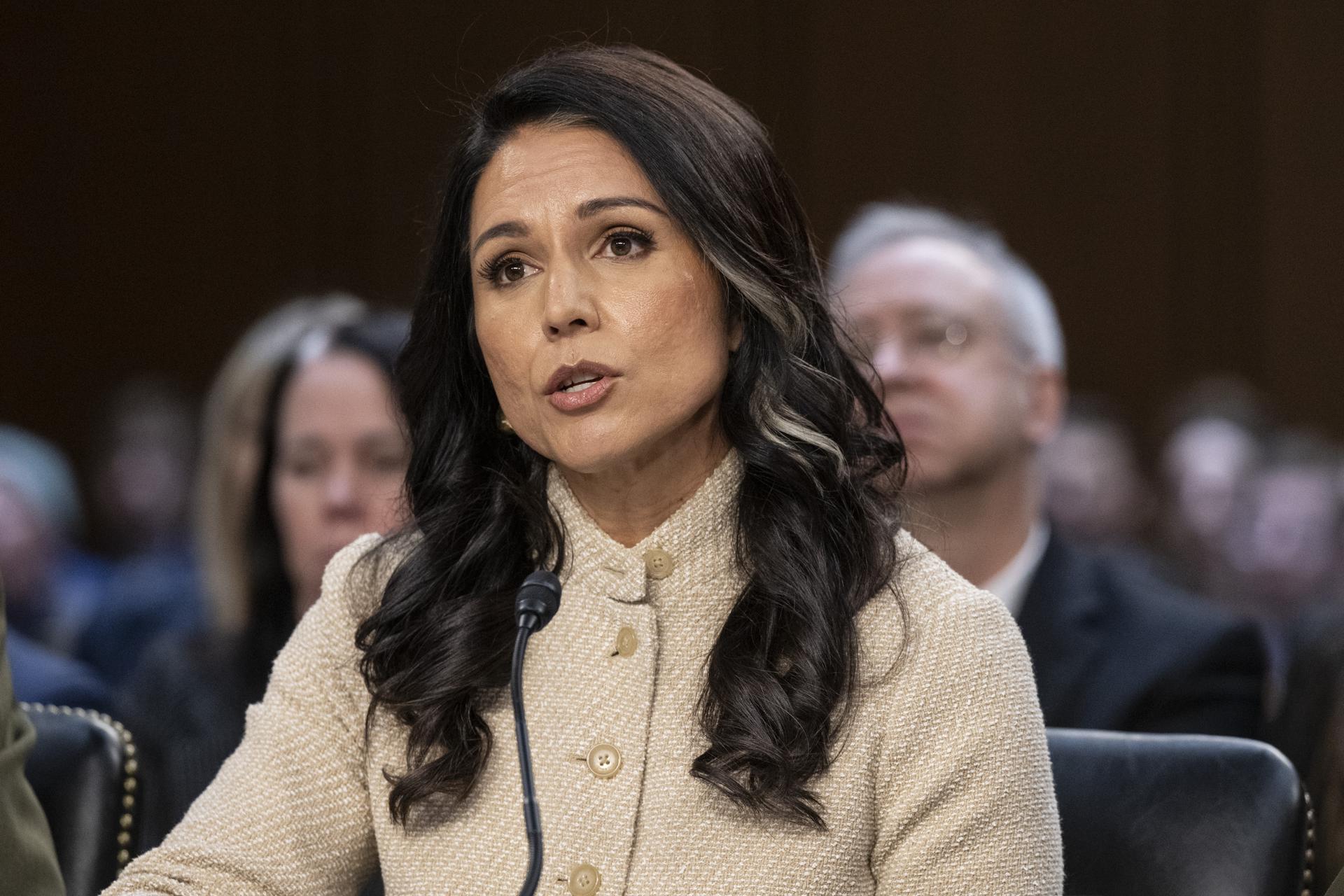 La directora de Inteligencia Nacional de Estados Unidos, Tulsi Gabbard